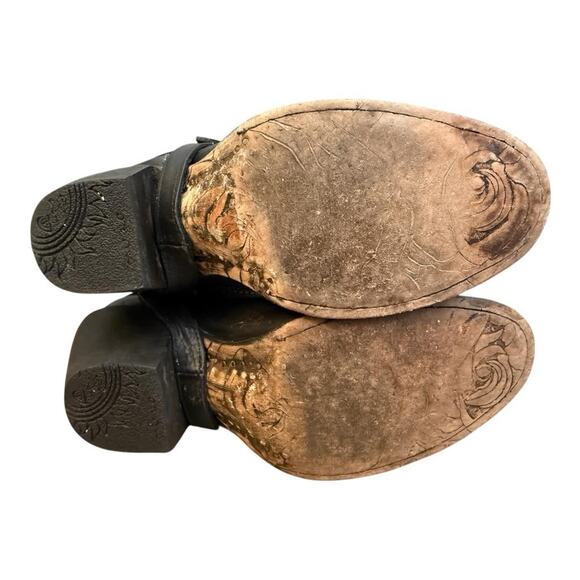 Black Star Boots Andromeda Knee High Studded Cowboy Boot Women size 6 - Picture 10 of 10